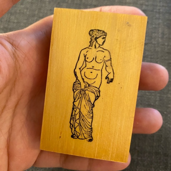 RUBBER STAMP Venus Goddess Greek Nude Female Art - Picture 2 of 4